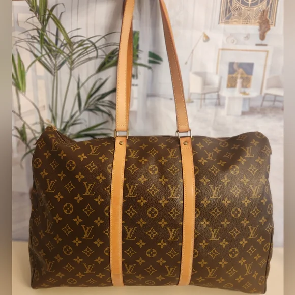 Louis Vuitton Sac Flanerie 50 Monogram Women's Bag...Huge Stunning LV Bag! - Picture 1 of 16